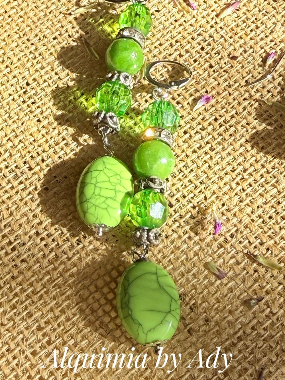 Imperial Jade gold dangle earrings/ extra long + evening